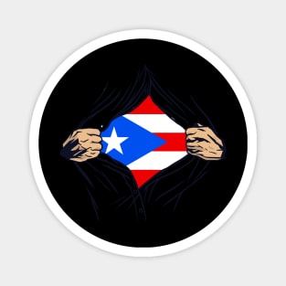 Proud Puerto Rico Flag, Puerto Rico gift heritage, Puerto Rican girl Boy Friend Boricua Puertoriqueño Magnet